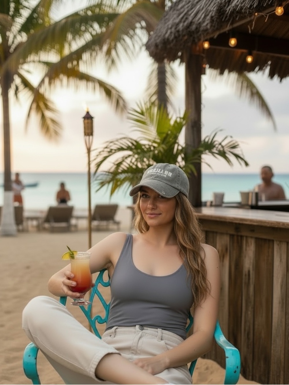 Soggy Dollar Painkiller Drink BVI cap